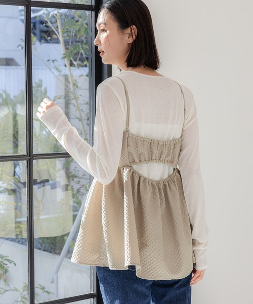 LAKOLE（ラコレ）の「ブラカットフクレジャガードキャミ / 108562