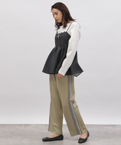 LAKOLE（ラコレ）の「ブラカットフクレジャガードキャミ / 108562（キャミソール・レディース・ブラウン系その他/アイボリー/ブラック・MEDIUM/SMALL）」の11枚目の写真