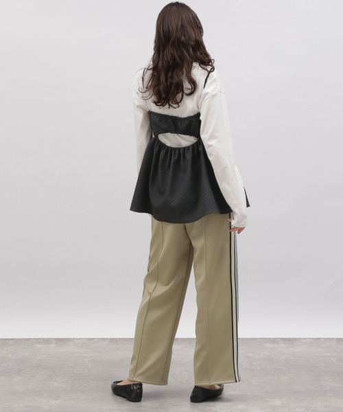 LAKOLE（ラコレ）の「ブラカットフクレジャガードキャミ / 108562（キャミソール・レディース・ブラウン系その他/アイボリー/ブラック・MEDIUM/SMALL）」の12枚目の写真