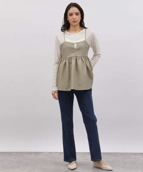 LAKOLE（ラコレ）の「ブラカットフクレジャガードキャミ / 108562