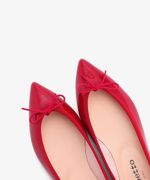 Repetto(レペット)の「Brigitte バレエフラット - FRサイズ / VX1556V(バレエシューズ・レディース・レッド・37.5/38/39/38.5/37/40/36/36.5/39.5)」の4枚目の写真