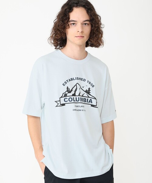 Columbia（コロンビア）の「【冷却Tシャツ】／Columbia コールド ベイ ダッシュ ショートスリーブ ティー／メンズ／吸湿速乾／UVカット／コロンビア（Tシャツ/カットソー・メンズ・ホワイト/グリーン/ブラウン/ブラック/ホワイト系その他2/ブラック系その他2/ベージュ/ネイビー/ベージュ系その他/グリーン系その他/ブラック系その他/ホワイト系その他・XL/S/L/M）」の3枚目の写真