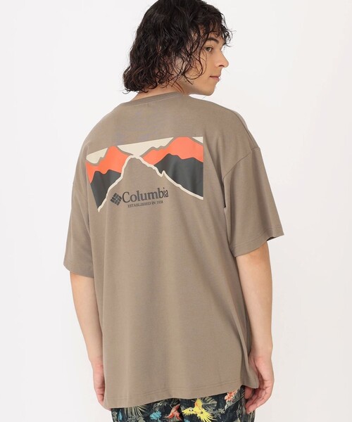 Columbia（コロンビア）の「【冷却Tシャツ】／Columbia コールド ベイ ダッシュ ショートスリーブ ティー／メンズ／吸湿速乾／UVカット／コロンビア（Tシャツ/カットソー・メンズ・ホワイト/グリーン/ブラウン/ブラック/ホワイト系その他2/ブラック系その他2/ベージュ/ネイビー/ベージュ系その他/グリーン系その他/ブラック系その他/ホワイト系その他・XL/S/L/M）」の7枚目の写真
