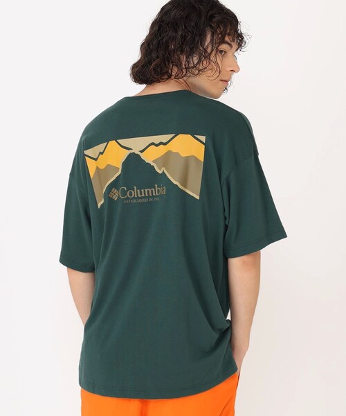 Columbia（コロンビア）の「【冷却Tシャツ】／Columbia コールド ベイ ダッシュ ショートスリーブ ティー／メンズ／吸湿速乾／UVカット／コロンビア（Tシャツ/カットソー・メンズ・ホワイト/グリーン/ブラウン/ブラック/ホワイト系その他2/ブラック系その他2/ベージュ/ネイビー/ベージュ系その他/グリーン系その他/ブラック系その他/ホワイト系その他・XL/S/L/M）」の10枚目の写真