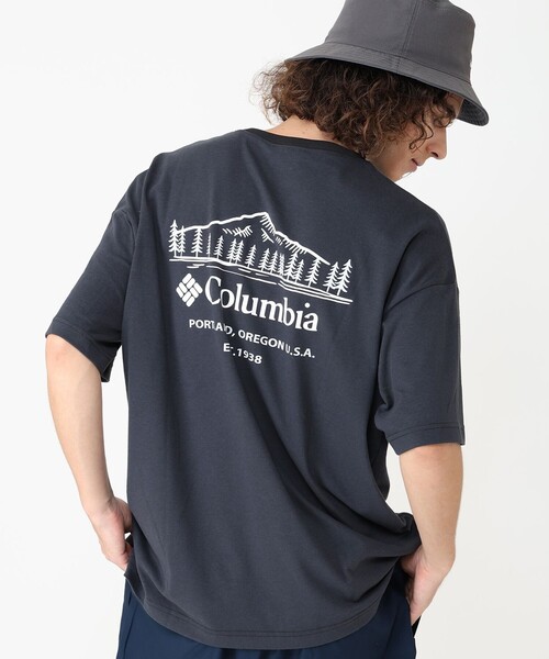 Columbia（コロンビア）の「【冷却Tシャツ】／Columbia コールド ベイ ダッシュ ショートスリーブ ティー／メンズ／吸湿速乾／UVカット／コロンビア（Tシャツ/カットソー・メンズ・ホワイト/グリーン/ブラウン/ブラック/ホワイト系その他2/ブラック系その他2/ベージュ/ネイビー/ベージュ系その他/グリーン系その他/ブラック系その他/ホワイト系その他・XL/S/L/M）」の6枚目の写真