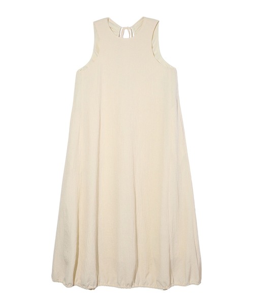 MILKFED.(ミルクフェド)の「BACK OPEN FLARE DRESS(ワンピース・レディース・ブラック/ブルー/オフホワイト・ONE SIZE)」の2枚目の写真