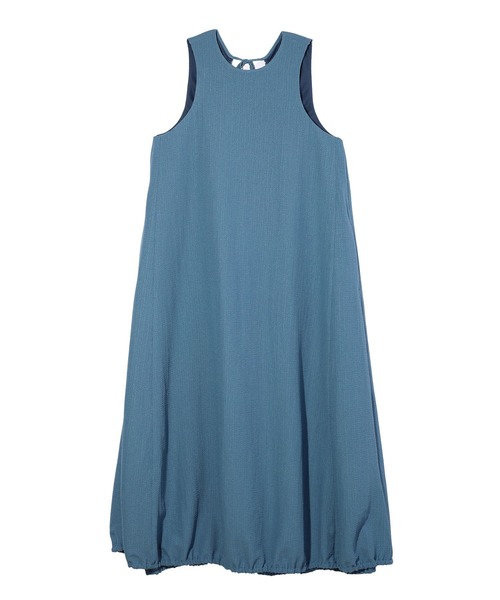 MILKFED.(ミルクフェド)の「BACK OPEN FLARE DRESS(ワンピース・レディース・ブラック/ブルー/オフホワイト・ONE SIZE)」の1枚目の写真