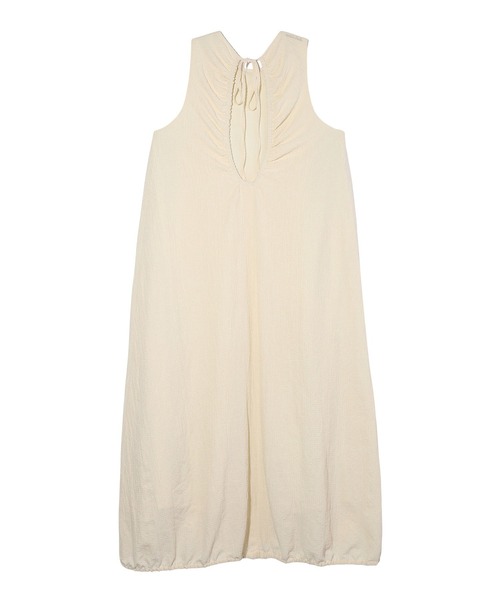MILKFED.(ミルクフェド)の「BACK OPEN FLARE DRESS(ワンピース・レディース・ブラック/ブルー/オフホワイト・ONE SIZE)」の14枚目の写真