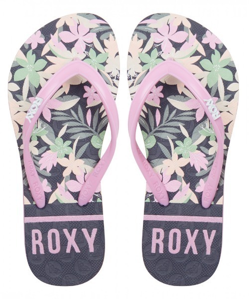ROXY（ロキシー）の「RG VIVA STAMP II/ロキシーキッズビーサン（ビーチサンダル）（サンダル・キッズ・ネイビー/パープル/ブラック・22cm/20cm/18cm）」の5枚目の写真