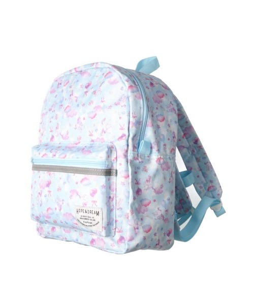 Kids Foret（キッズフォーレ）の「恐竜・ユニコーン総柄撥水加工リュック（バックパック/リュック・キッズ・ネイビー/ピンク/ブラック/サックスブルー・M/L/LL）」の13枚目の写真