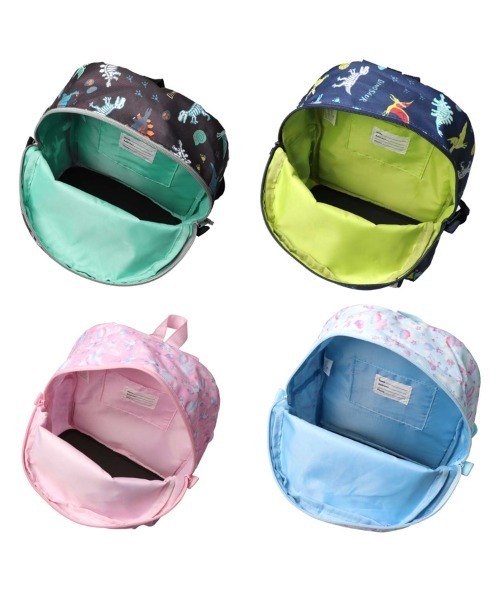 Kids Foret（キッズフォーレ）の「恐竜・ユニコーン総柄撥水加工リュック（バックパック/リュック・キッズ・ネイビー/ピンク/ブラック/サックスブルー・M/L/LL）」の18枚目の写真