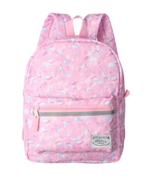 Kids Foret（キッズフォーレ）の「恐竜・ユニコーン総柄撥水加工リュック（バックパック/リュック・キッズ・ネイビー/ピンク/ブラック/サックスブルー・M/L/LL）」の15枚目の写真