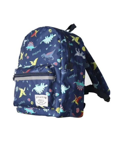 Kids Foret（キッズフォーレ）の「恐竜・ユニコーン総柄撥水加工リュック（バックパック/リュック・キッズ・ネイビー/ピンク/ブラック/サックスブルー・M/L/LL）」の12枚目の写真