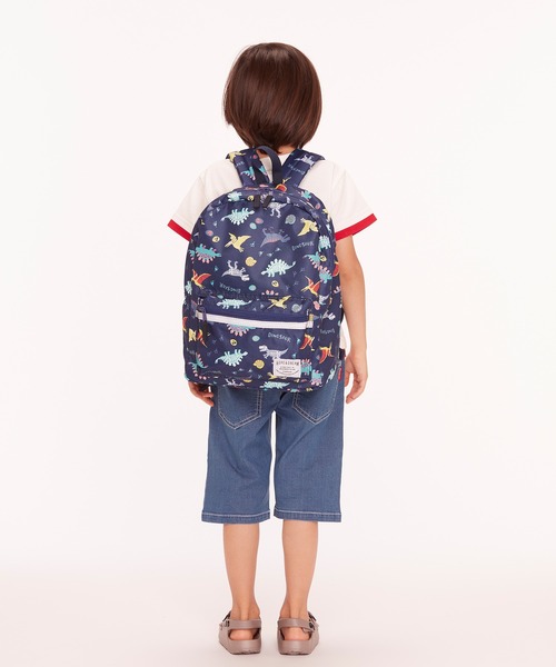 Kids Foret（キッズフォーレ）の「恐竜・ユニコーン総柄撥水加工リュック（バックパック/リュック・キッズ・ネイビー/ピンク/ブラック/サックスブルー・M/L/LL）」の22枚目の写真