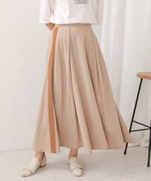 Bou Jeloud | 綿麻バイカラーテープスカート(スカート)