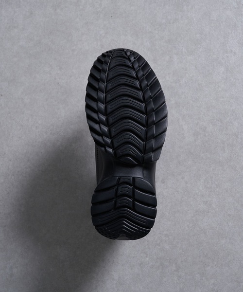 RAY CASSIN（レイカズン）の「厚底レースアップスニーカー（スニーカー・レディース・ブラック/ホワイト・SMALL/MEDIUM/LARGE）」の4枚目の写真