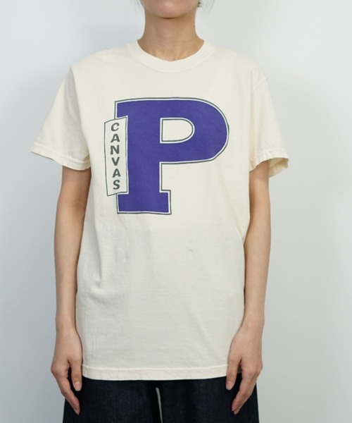 BARNYARDSTORM（バンヤードストーム）の「BARNYARDSTORM / 【PARROTT CANVAS】PCクラシックT（Tシャツ/カットソー・レディース・アイボリー/チャコール・FREE）」の13枚目の写真