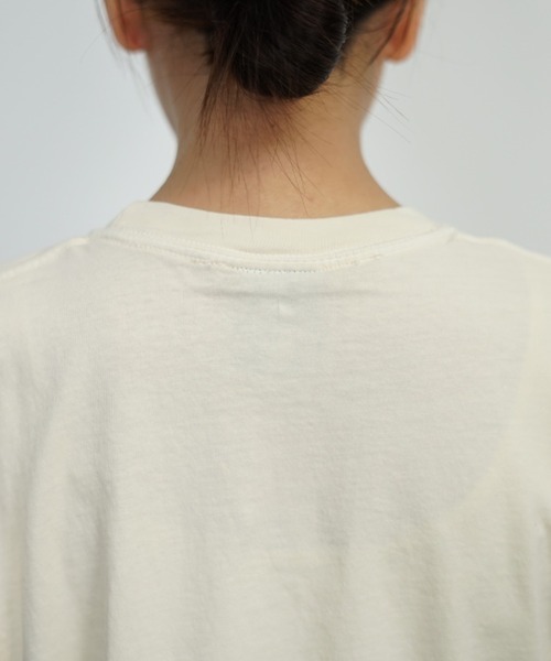 BARNYARDSTORM（バンヤードストーム）の「BARNYARDSTORM / 【PARROTT CANVAS】PCクラシックT（Tシャツ/カットソー・レディース・アイボリー/チャコール・FREE）」の18枚目の写真