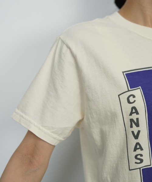 BARNYARDSTORM（バンヤードストーム）の「BARNYARDSTORM / 【PARROTT CANVAS】PCクラシックT（Tシャツ/カットソー・レディース・アイボリー/チャコール・FREE）」の17枚目の写真