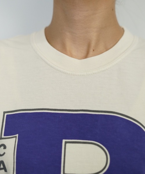 BARNYARDSTORM（バンヤードストーム）の「BARNYARDSTORM / 【PARROTT CANVAS】PCクラシックT（Tシャツ/カットソー・レディース・アイボリー/チャコール・FREE）」の16枚目の写真