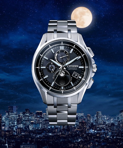 最終値下　ATTESA AT3050-51E 光発電　エコドライブ　電波時計 Amazon.co.jp: [シチズン]CITIZEN 腕時計 ATTESA アテッサ Eco