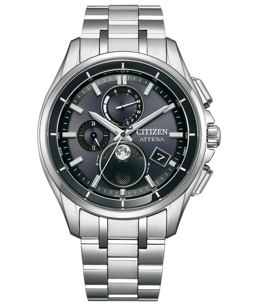 ATTESA（アテッサ）の「ATTESA アテッサ 光発電エコ・ドライブ電波時計 ムーンフェイズ（アナログ腕時計・メンズ・シルバー・FREE）」の12枚目の写真