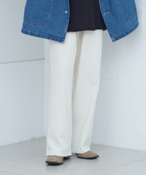 WHIMSIC（ウィムジック）の「【UNISEX/SETUP対応】ヘビーウェイトカットソーパンツ（その他パンツ・メンズ・チャコールグレー/ブラック/ホワイト・FREE）」の2枚目の写真