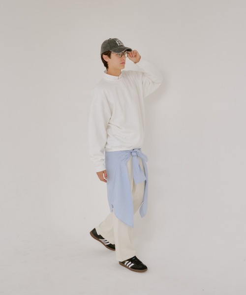 WHIMSIC（ウィムジック）の「【UNISEX/SETUP対応】ヘビーウェイトカットソーパンツ（その他パンツ・メンズ・チャコールグレー/ブラック/ホワイト・FREE）」の15枚目の写真