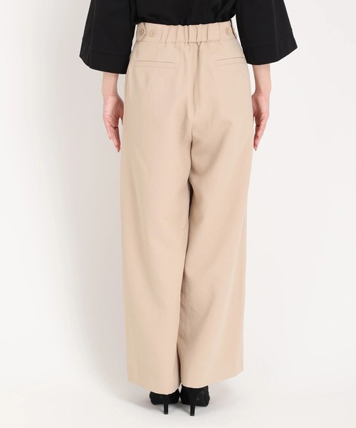 STRAWBERRY-FIELDS（ストロベリーフィールズ）の「ｱｼﾞｬｽﾄﾜｲﾄﾞﾊﾟﾝﾂ（その他パンツ・レディース・オフホワイト/ブラック/カーキ/ピンクベージュ・2/1）」の7枚目の写真