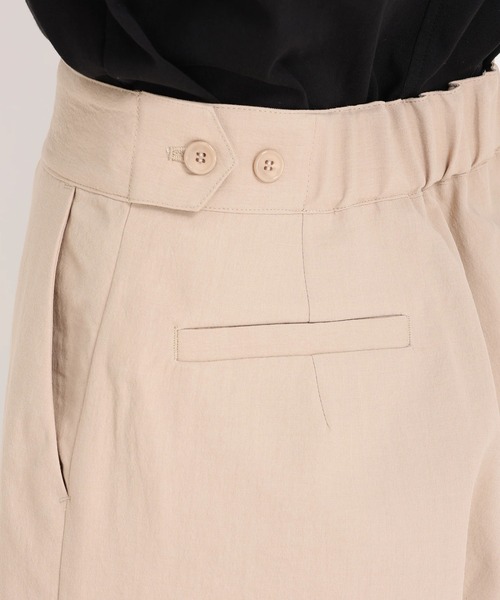 STRAWBERRY-FIELDS（ストロベリーフィールズ）の「ｱｼﾞｬｽﾄﾜｲﾄﾞﾊﾟﾝﾂ（その他パンツ・レディース・オフホワイト/ブラック/カーキ/ピンクベージュ・2/1）」の9枚目の写真