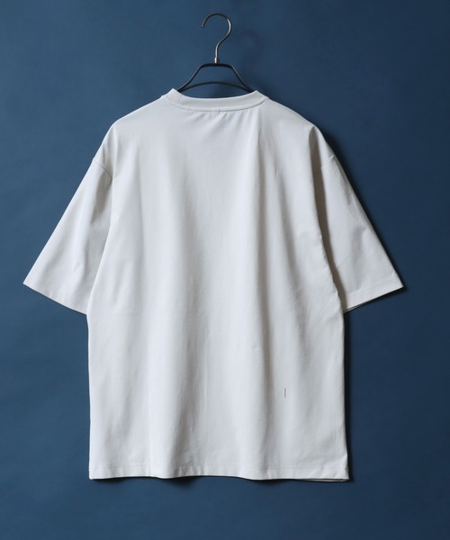ANPAS（アンパス）の「Plain Color T-Shirt with Pocket/ポケット付き 無地 Ｔシャツ 半袖 メンズ レディース 速乾 UVカット（Tシャツ/カットソー・メンズ・スミクロ/ネイビー/ライトグレー/サックスブルー・M/L/LL）」の14枚目の写真