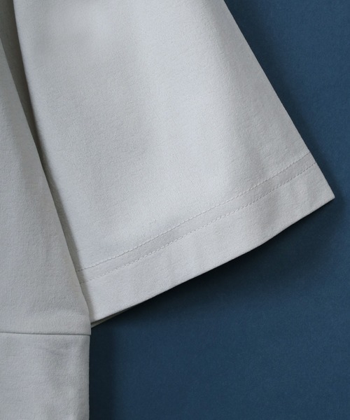 ANPAS（アンパス）の「Plain Color T-Shirt with Pocket/ポケット付き 無地 Ｔシャツ 半袖 メンズ レディース 速乾 UVカット（Tシャツ/カットソー・メンズ・スミクロ/ネイビー/ライトグレー/サックスブルー・M/L/LL）」の12枚目の写真