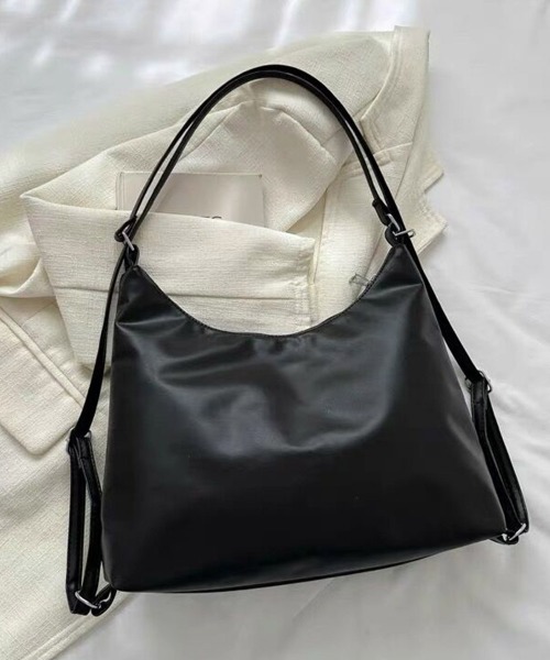 Miniministore(ミニミニストア)の「ショルダーバッグ リュック 3way韓国(ショルダーバッグ・レディース・ブラウン/ブラック/オフホワイト/シルバー・FREE)」の7枚目の写真