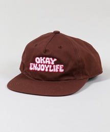 【サイズ調整可能】コットンキャップ OKAYデザイン