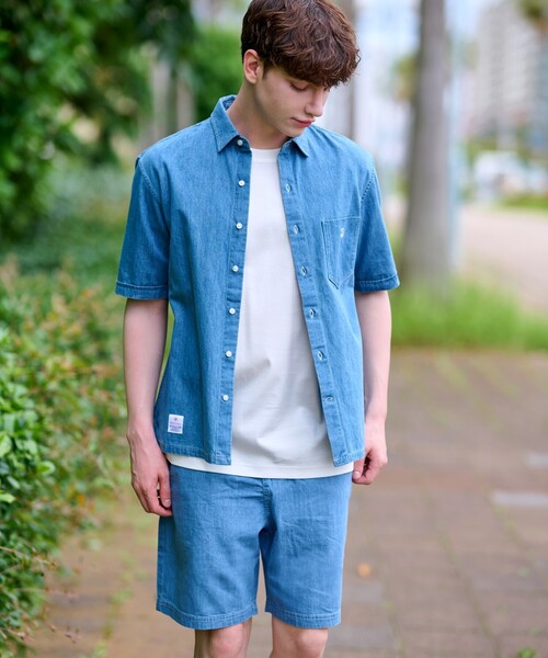 DRESSTERIOR(ドレステリア)の「◆【セットアップ可】【ロングセラー】ライトデニムシャツ(シャツ/ブラウス・メンズ・ブルー/ネイビー・90/91/92/94)」の15枚目の写真