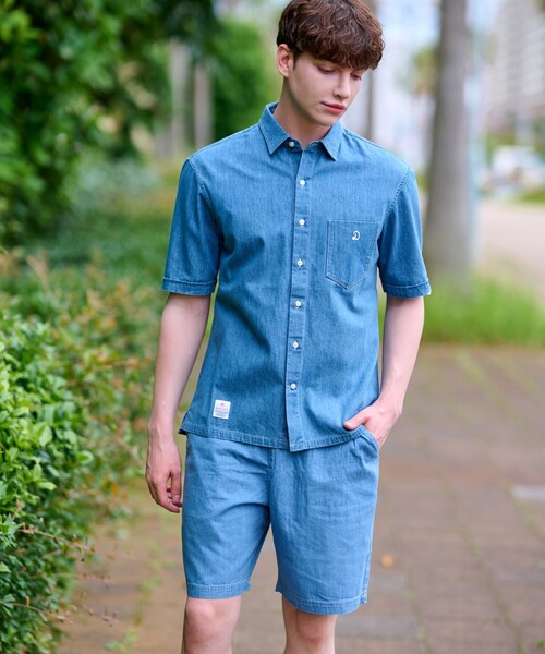 DRESSTERIOR(ドレステリア)の「◆【セットアップ可】【ロングセラー】ライトデニムシャツ(シャツ/ブラウス・メンズ・ブルー/ネイビー・90/91/92/94)」の16枚目の写真