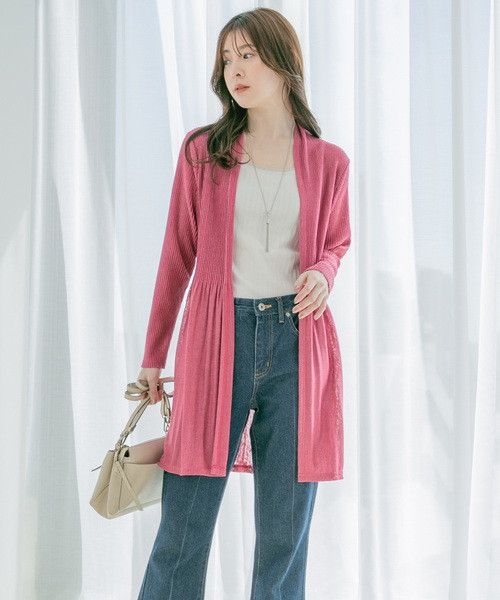 Jayro(ジャイロ)の「プリーツトッパー(カーディガン/ボレロ・レディース・ブラック/ネイビー/ベージュ/ピンク/ホワイト・FREE)」の19枚目の写真