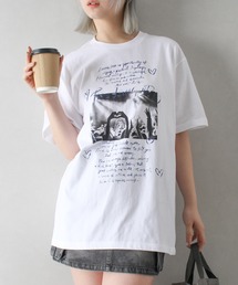ハート転写 Tシャツ