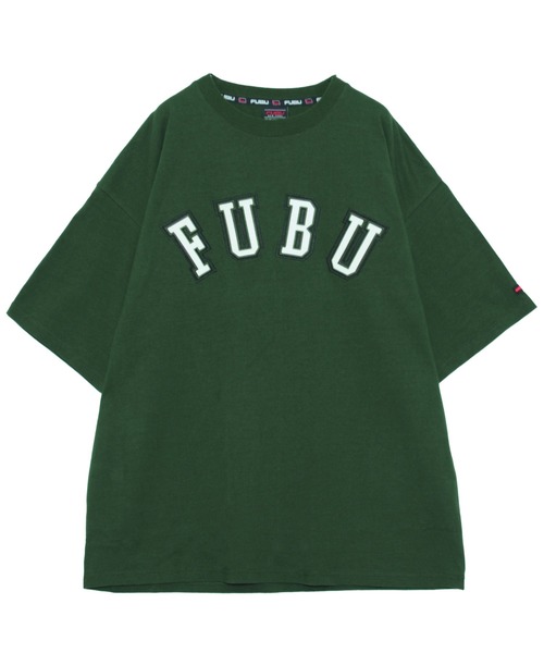 FUBU（ フブ）の「FUBU フブ ブランド カレッジ ロゴ ワッペン 刺繍 アメカジ 半袖 Tシャツ ティーシャツ（Tシャツ/カットソー・メンズ・グリーン/ホワイト/ブラック/パープル・L/M/XXL/XL）」の19枚目の写真