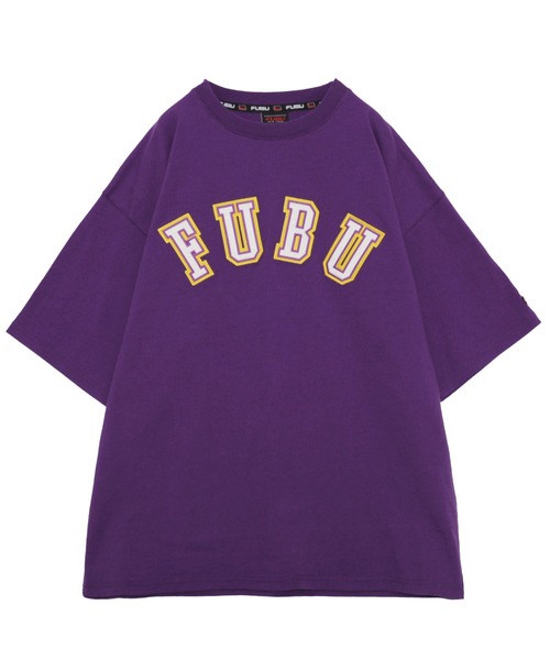 FUBU（ フブ）の「FUBU フブ ブランド カレッジ ロゴ ワッペン 刺繍 アメカジ 半袖 Tシャツ ティーシャツ（Tシャツ/カットソー・メンズ・グリーン/ホワイト/ブラック/パープル・L/M/XXL/XL）」の22枚目の写真