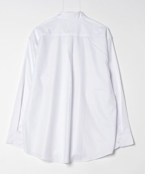 XU（エックスユー）の「ストリートファッション XU エックスユー oversized shirt 長袖シャツ 長袖トップス オーバーサイズ ベーシックシャツ 韓国ファッション 韓国ストリート（シャツ/ブラウス・メンズ・ホワイト・M）」の2枚目の写真