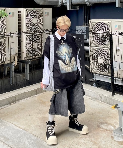 XU（エックスユー）の「ストリートファッション XU エックスユー oversized shirt 長袖シャツ 長袖トップス オーバーサイズ ベーシックシャツ 韓国ファッション 韓国ストリート（シャツ/ブラウス・メンズ・ホワイト・M）」の16枚目の写真