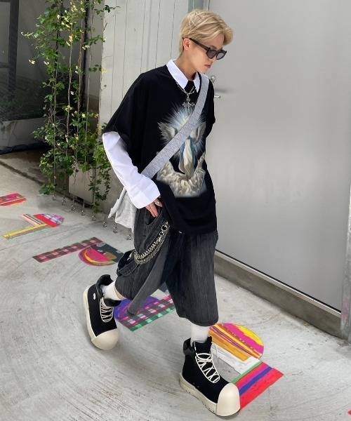 XU（エックスユー）の「ストリートファッション XU エックスユー oversized shirt 長袖シャツ 長袖トップス オーバーサイズ ベーシックシャツ 韓国ファッション 韓国ストリート（シャツ/ブラウス・メンズ・ホワイト・M）」の17枚目の写真