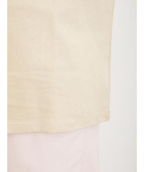 Samansa Mos2（サマンサ モスモス）の「箔プリントアソートTシャツ（Tシャツ/カットソー・レディース・オフホワイト/チャコールグレー/パープル/ベージュ・F）」の17枚目の写真