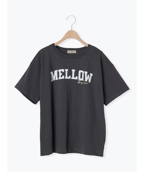 Samansa Mos2（サマンサ モスモス）の「箔プリントアソートTシャツ（Tシャツ/カットソー・レディース・オフホワイト/チャコールグレー/パープル/ベージュ・F）」の20枚目の写真