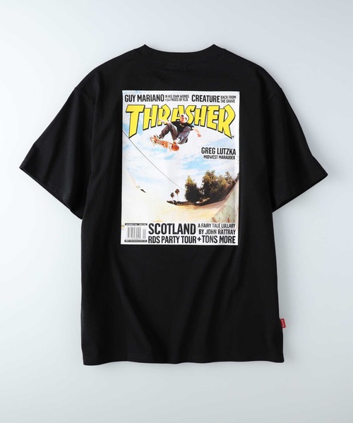 THRASHER(スラッシャー)の「【THRASHER】別注フォトプリントTシャツ(Tシャツ/カットソー・メンズ・ベージュ/ブラック・M/L/XL)」の2枚目の写真