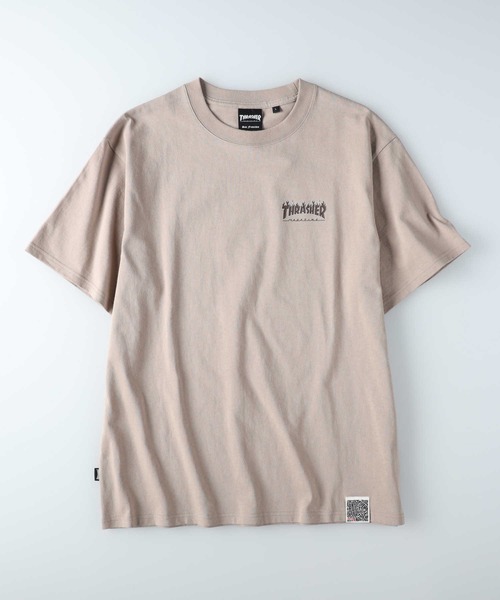 THRASHER(スラッシャー)の「【THRASHER】別注フォトプリントTシャツ(Tシャツ/カットソー・メンズ・ベージュ/ブラック・M/L/XL)」の6枚目の写真