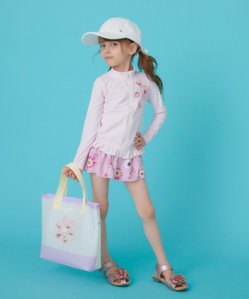 HAKKA KIDS（ハッカキッズ）の「[水着･スイム]スパンコール入りアップリケ プールバッグ（トートバッグ・キッズ・パープル/ブルー・FREE）」の8枚目の写真