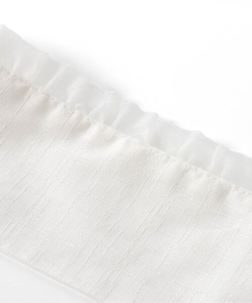 apres les cours（アプレレクール）の「オーガンジーフリルつけ襟_アプレのはんなり浴衣&甚平（和装小物・キッズ・アイボリー・150/130/110）」の5枚目の写真