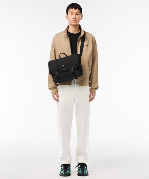 LACOSTE（ラコステ）の「コメ タブレットポケットショルダーバッグ（メッセンジャーバッグ・メンズ・ブラック・FREE）」の13枚目の写真